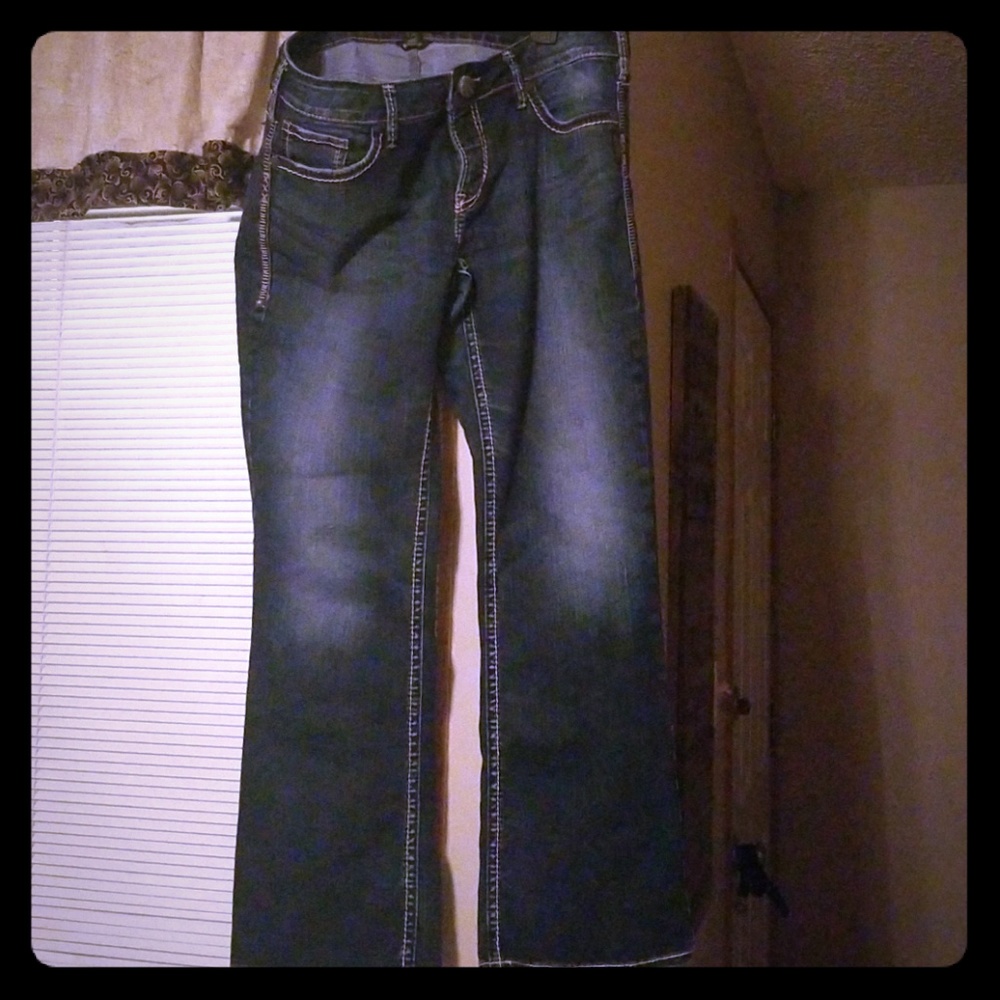 Silver Aiko Bootcut Jeans- W 34/L 31